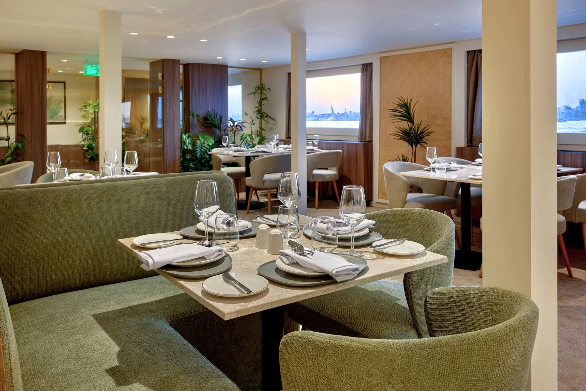Restaurant aboard the M/S Royal Serenade Nile Cruise Nile cruise